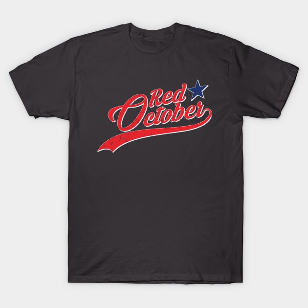 Phillies Fans Red October T-Shirt by Funnyology
